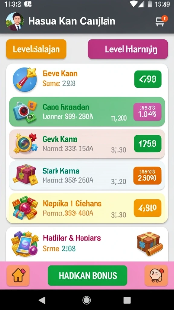 gogo77 - Tampilan antarmuka yang user-friendly dan menarik.